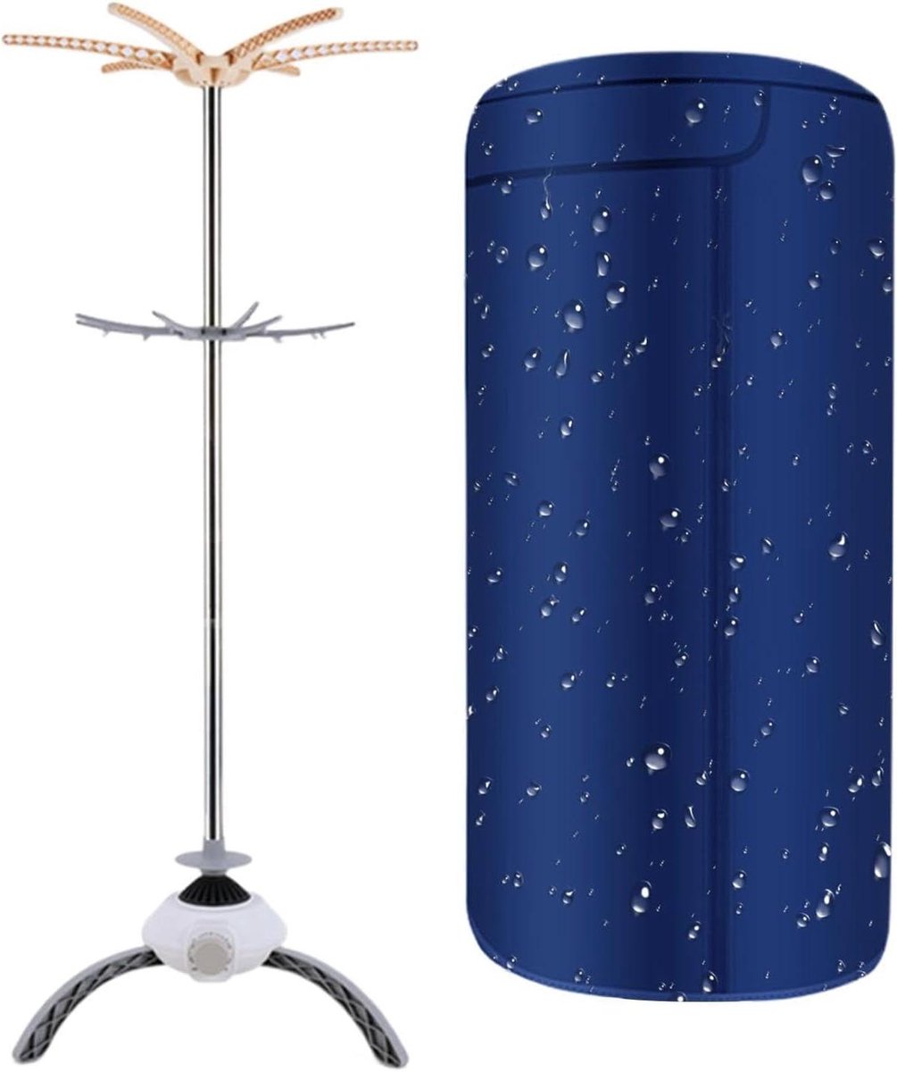 Draagbare Wasdroger Elektrische Droger Compact Snel Kleding Drogen Opvouwbaar Design 12 kg Blauw