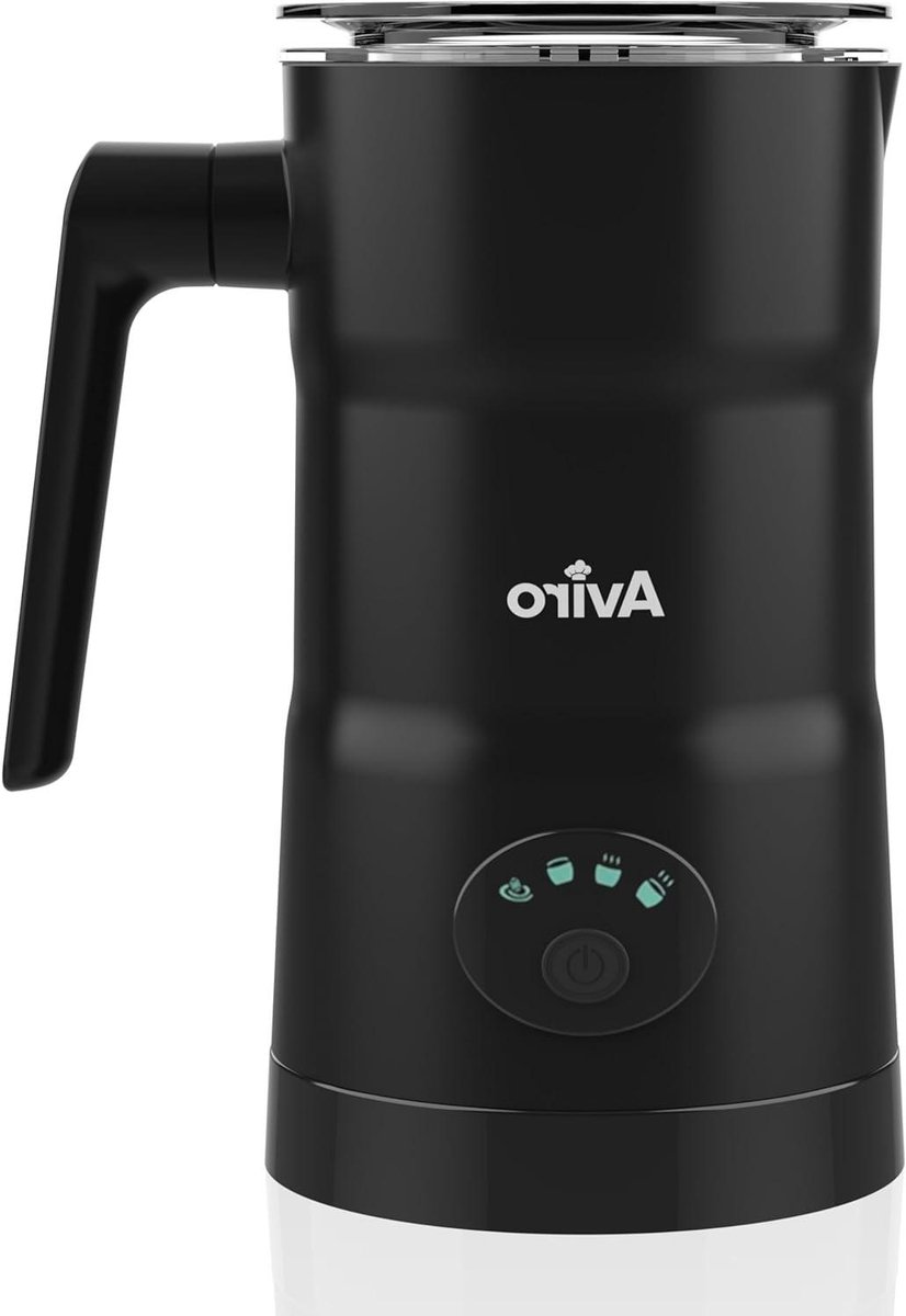 Elektrische Melkopschuimer - Melkopschuimer - Koffie Specialiteiten Maken - 4-in-1 Multifunctioneel - 350 ml - Zwart