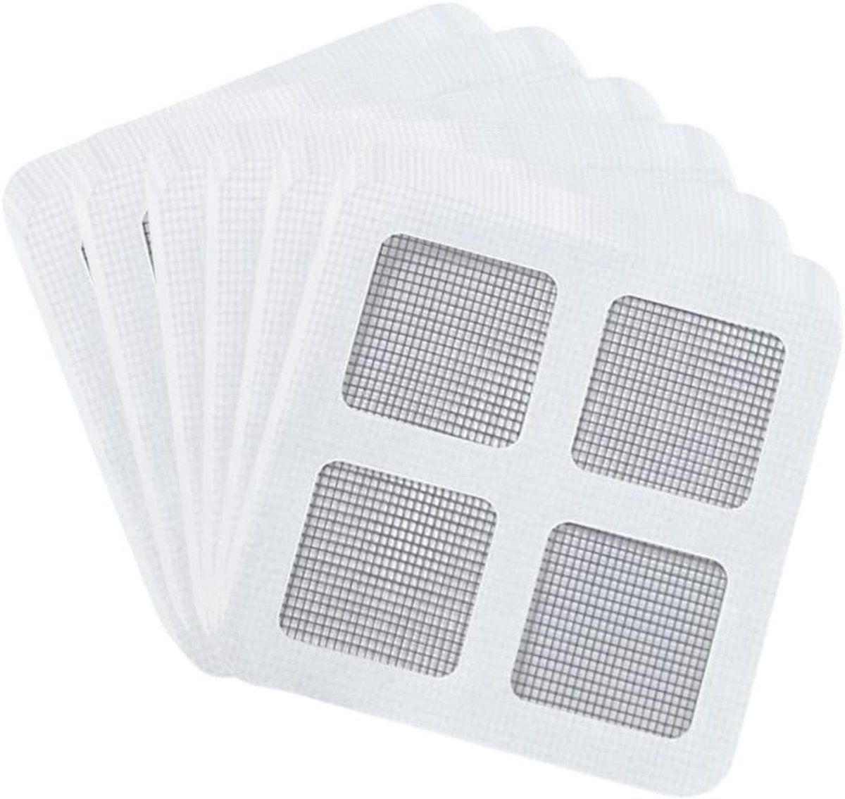 Set van 50 Reparatie Patches voor Muggennetten 10 x 10 cm Insectenwerende Plakstrips voor Ramen en Deuren