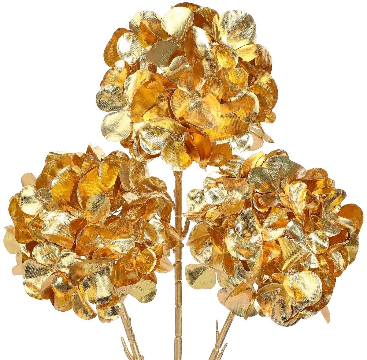 SnelShoppen - Kunstkerstbloemen Hortensia met Glitter, Kunstbloemen voor Kerstboomversiering, DIY Decoratie, Kerstdecoratie, Nieuwjaar Ornamenten, Fee