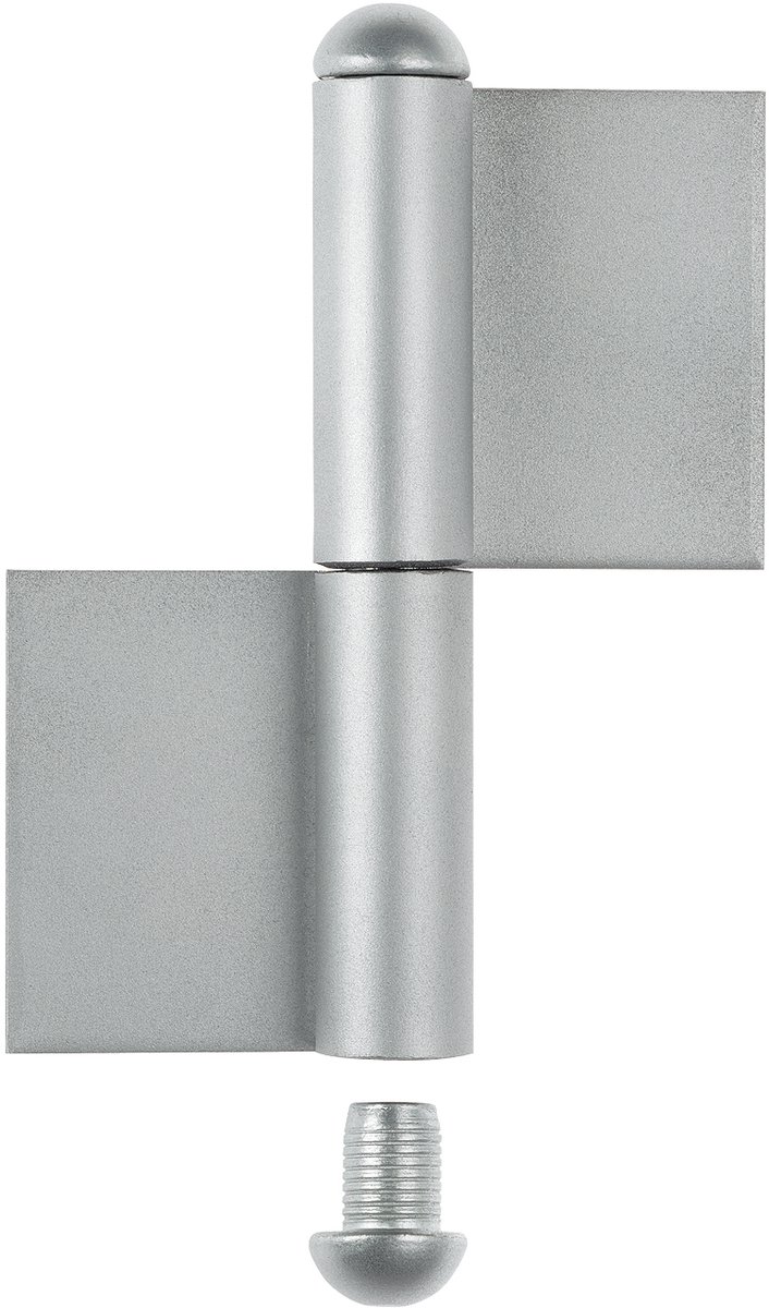 GAH Alberts constructieband type K04 2-delig.voor lassen roestvrij staal ronde kop 160/50/14/80mm G - 414337