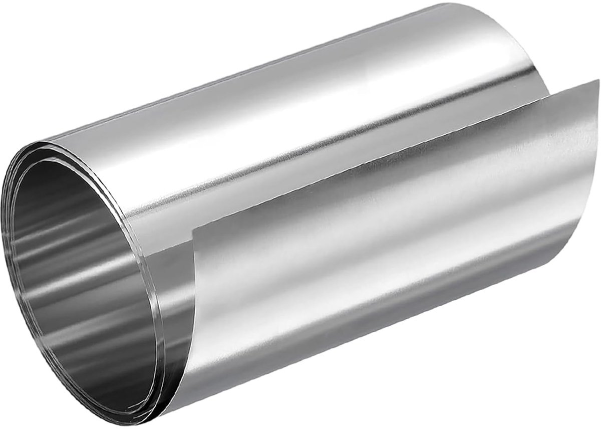 SnelShoppen - 304 RVS Platen 0.2 x 200 x 1000 mm Roestvrijstalen Plaat voor Industrieel Gebruik, Reparatie, Ambacht en Elektrisch Onderhoud