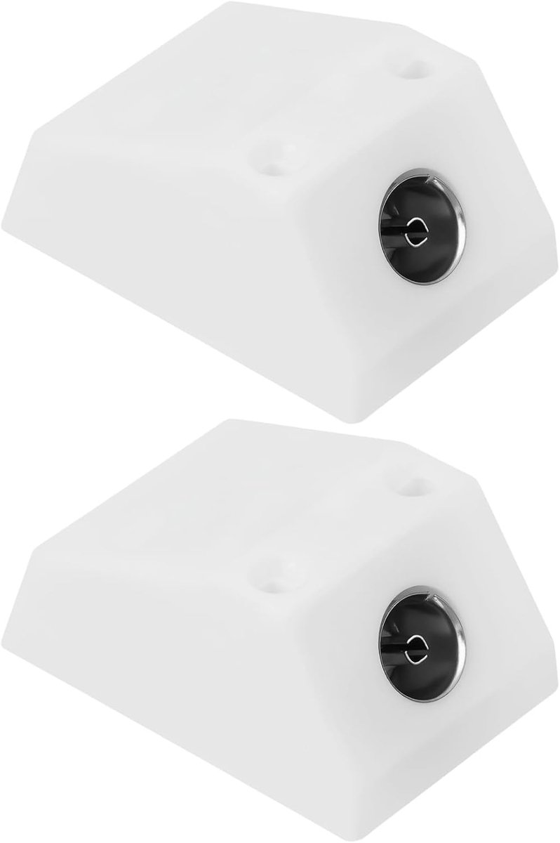 Coaxiale antennesockel 2Pcs - Enkele oppervlakte-montage - Voor TV en FM radio - Betrouwbare signaalontvangst - ShopVlot