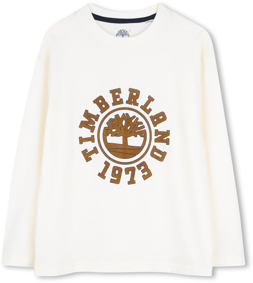 Timberland T61049 T-shirt Met Lange Mouwen Wit 6 Years Jongen