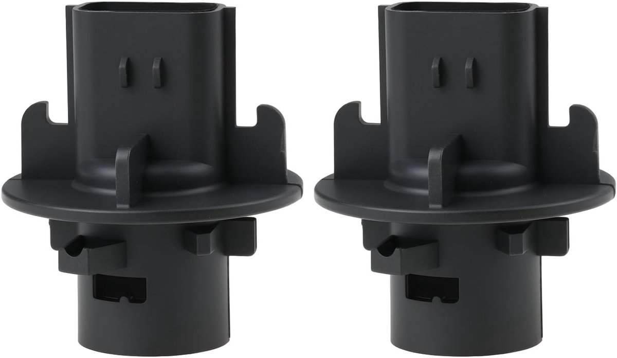 SnelShoppen - 2 Stuks 3-Pins 2-Pools Lamphouder XBP100190 Geschikt voor Land Rover Defender 1995-heden - Duurzaam Plastic en Metaal - Veilig en Betrou