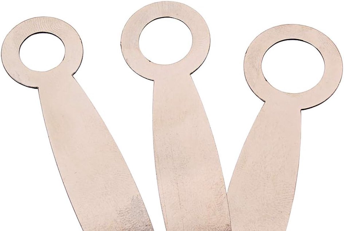 Dailygoods- Klarinetpads Reparatiegereedschap - 3-delige Set - Roestvrij Staal - Duurzaam - Praktisch - Nivelleringsgereedschap voor Fluiten