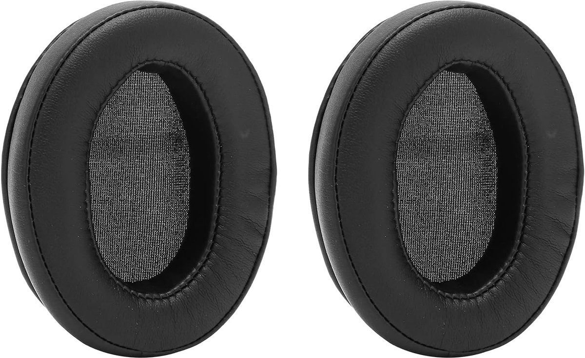 SnelShoppen - Vervangende Oorkussens voor Momentum 2.0, Geheugen Schuim Oorkussens, Hoofdtelefoon Kussen Accessoire, Zwart Ovaal, Comfortabel en Duurz