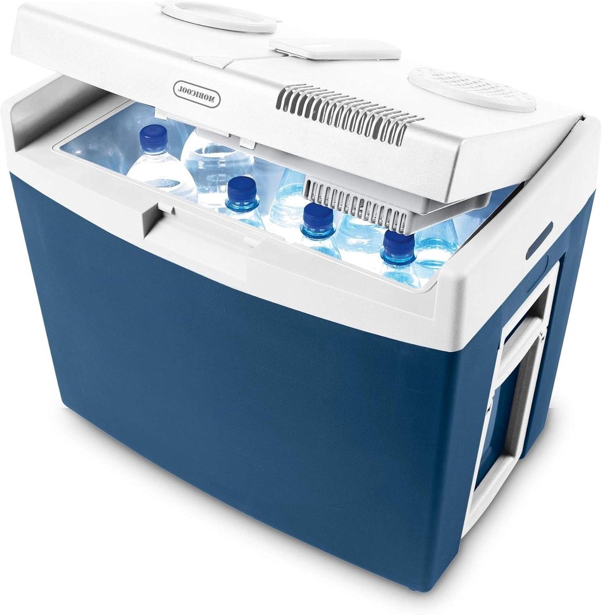 Thermo-elektrische koelbox - Draagbare koeler - Buitenactiviteiten - Koelen en verwarmen - 34 Liter - Blauw