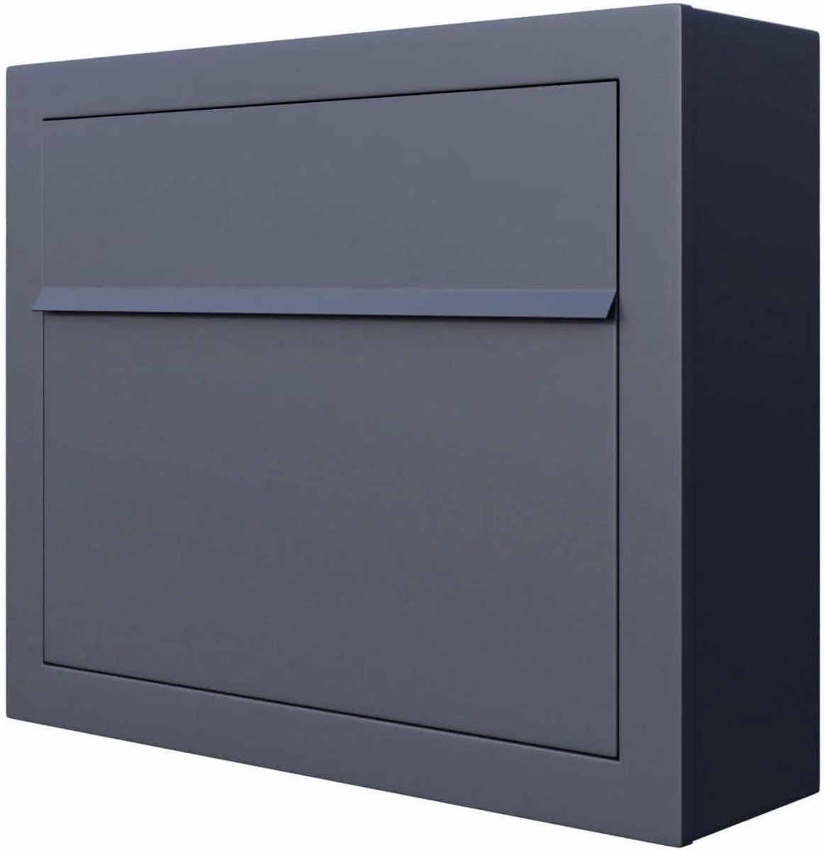 Wandbrievenbus - Brievenbus Elegance - Post Ontvangen - Tijdloos Design - 42 x 35 cm - Antraciet