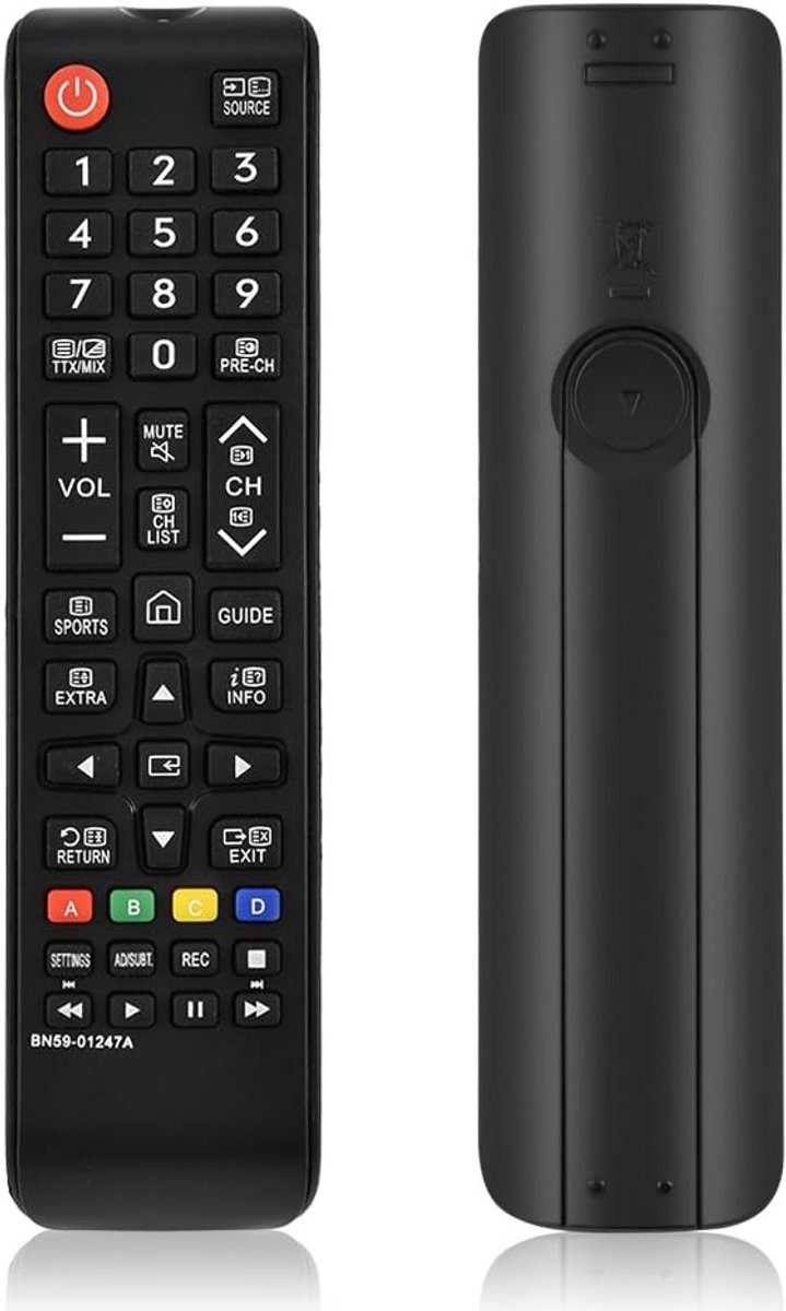 SnelShoppen - Vervangende Afstandsbediening voor TV UE65KU6070 UE65KU6400 UE65KU6079 | Duurzaam ABS Materiaal | Tot 10 Meter Bereik | Ideaal als Origi