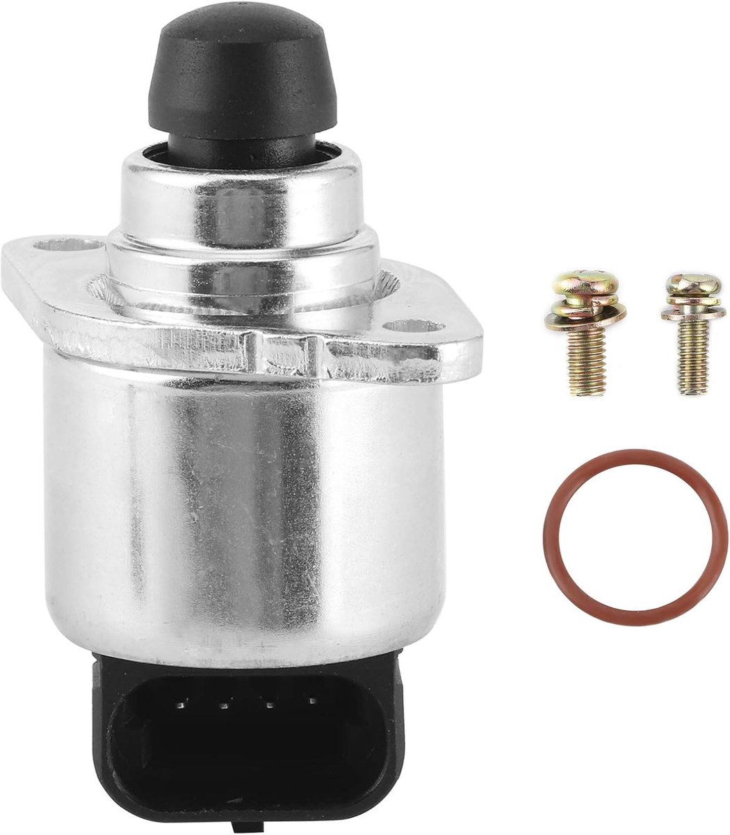 SnelShoppen - Idle Air Control Valve 3843750 Aluminium IAC Ventiel voor Motoren 4.3L tot 8.1L - Directe Vervanging voor GM Brandstofinjectie