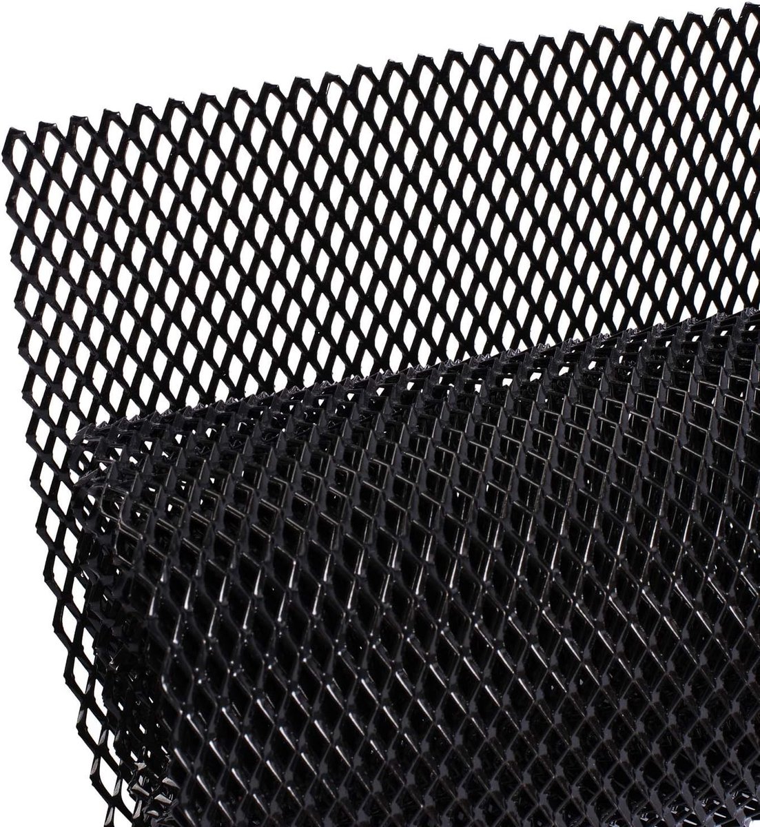 AggAuto Universal Window Grid, Hole Size 6x12mm, 100x33cm Black Stretched Grate, Aluminum Alloy Car Grill Mesh, Car - ShopVlot