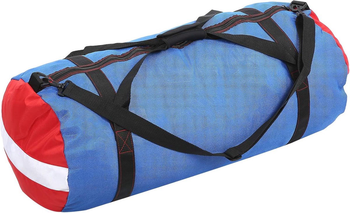 SnelShoppen - 100L Duik Mesh Duffle Bag PVC Oxford Grote Scuba Mesh Reisbagage Schoudertas voor Duikers Snorkelen Vinschoenen Nat Kleding Opslag Handt