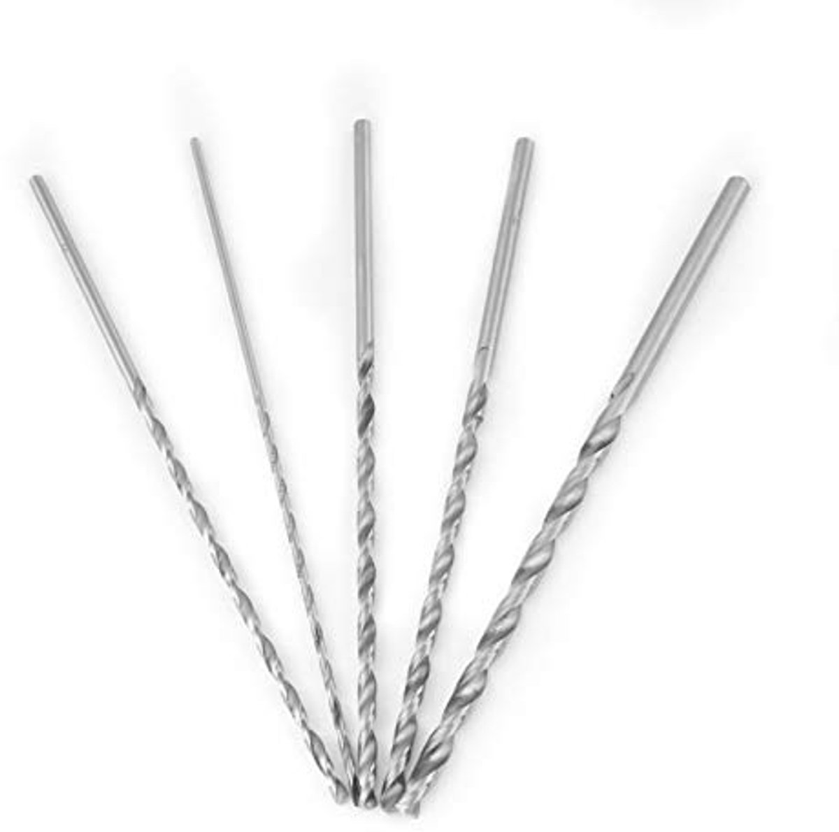 SnelShoppen - Boor set voor hout 2 mm, 3 mm, 3.5 mm, 4 mm, 5 mm - HSS spiral boor met extra lange snijkant voor aluminium en hout - Ideaal voor klusse