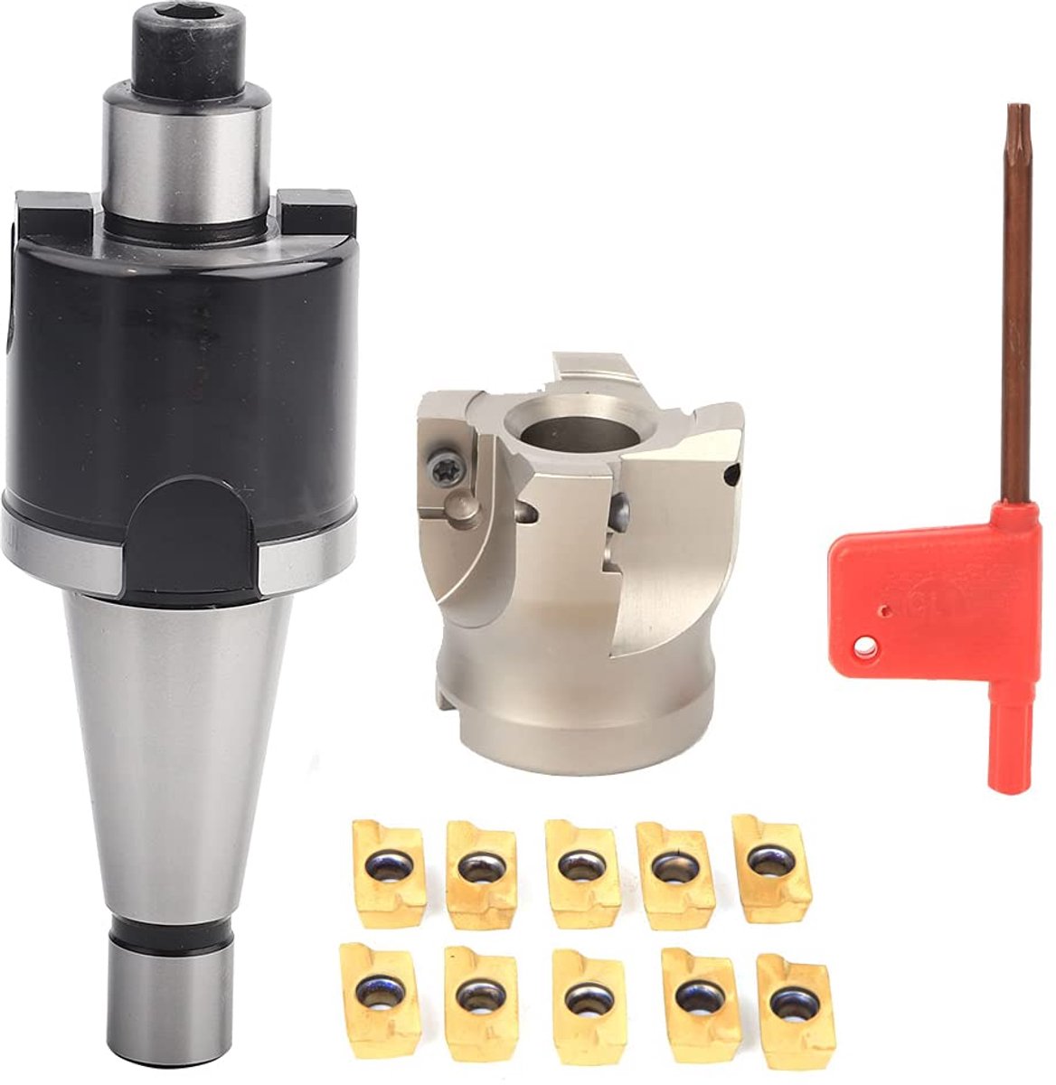 SnelShoppen - CNC Router Insert Nt30 Fmb22, Smoothing Frees Cutter, Snijkop 50, CNC Gereedschap Machine APMT1604 (10 x Freesplaten)