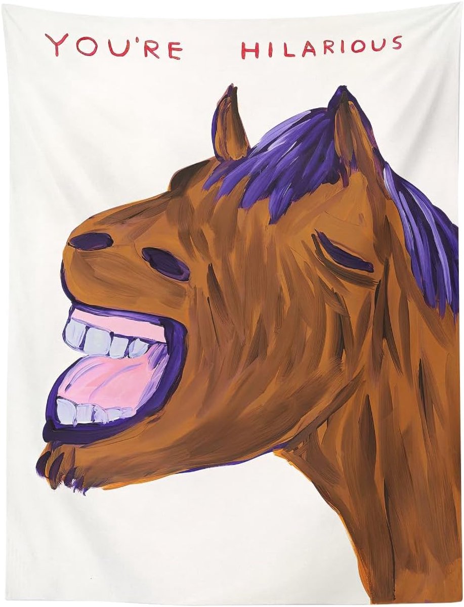 Fotoachtergronddoek Sprookjesachtig Paardenpatroon - Wanddecoratie - Kamerdecoratie - Feestdecoratie - Creatief Cadeau - Eenvoudige Installatie