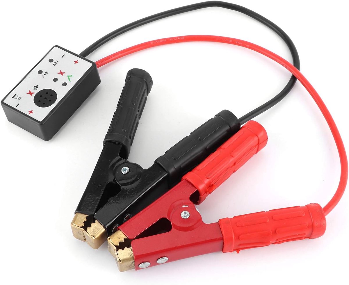 SnelShoppen - Accu Surge Protector Auto, 12/24V, Metalen en Rubber, Bescherming tegen Elektrische Schade, Ideaal voor Lassen en Jumpstart