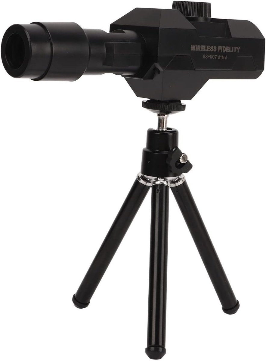 SnelShoppen - Wifi Digitale Telescoop 70x Zoom 2MP Monoculaire Camera Monitor USB Draagbaar met Statief 1/4 Schroefverbindingen Voor Kinderen en Buite