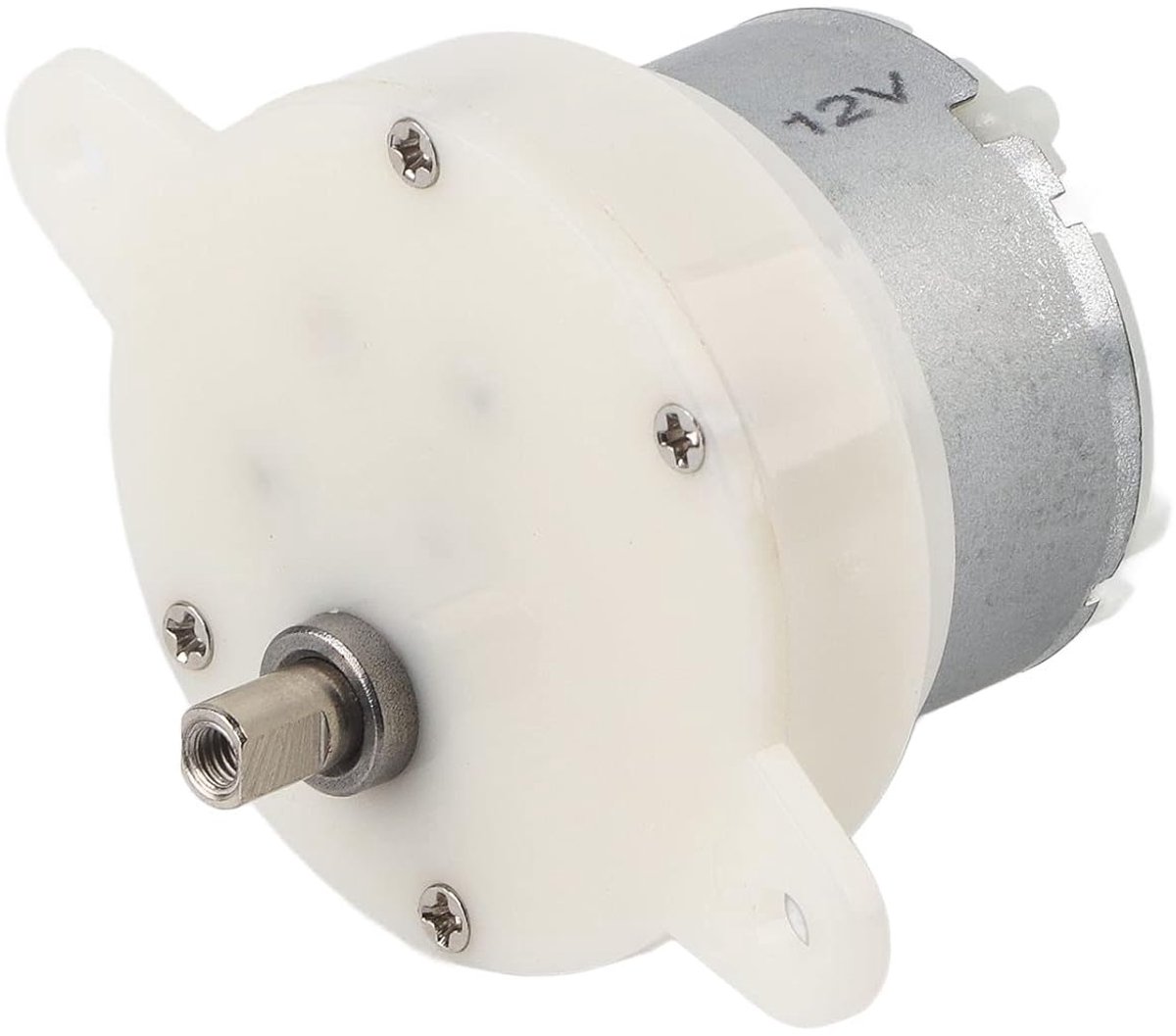 SnelShoppen - 12V Langzame Motor met Versnellingsbak - Hoog Koppel Elektrische Micro Motor - 10RPM - Ideaal voor Modelbouw, Robotica en DIY Projecten