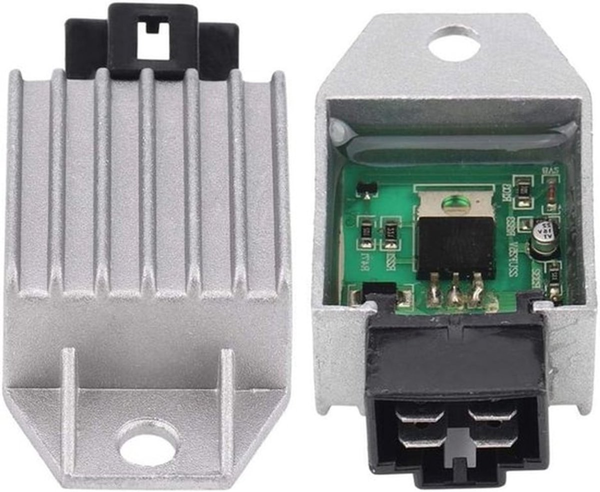 4-pins spanningsregelaar/gelijkrichter 12V voor ATV, scooter en bromfiets - Geschikt voor Chinese quads en CDI 110