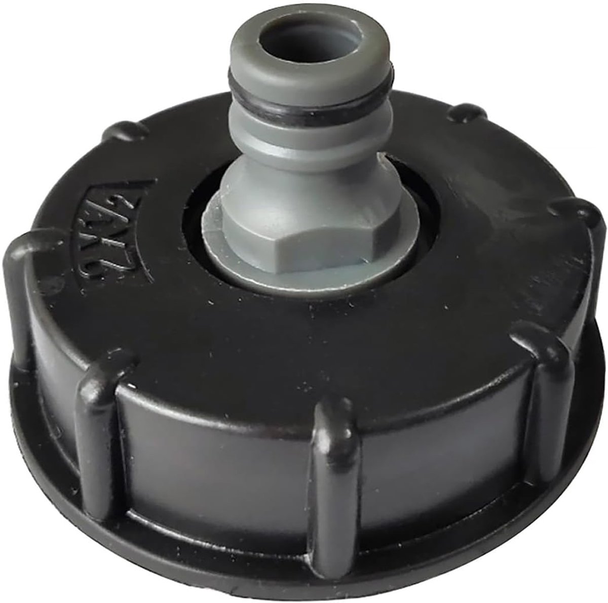 SnelShoppen - IBC Tank Adapter Plastic Slangkraan Verbindstuk S60X6 Schroefdop naar 1/2" Regenwaterafvoer Adapter voor IBC Tonkraan
