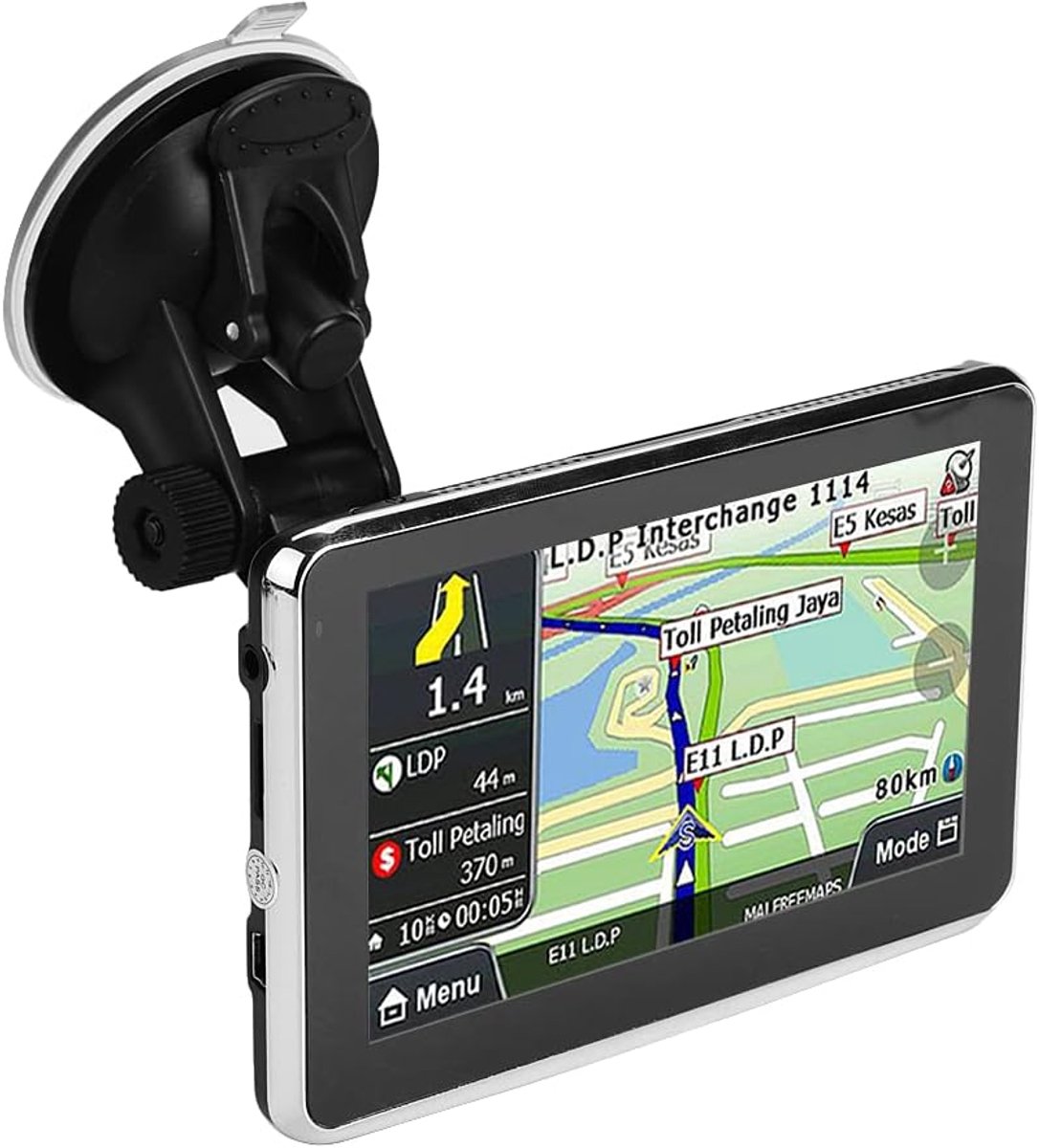 SnelShoppen - 5 Inch Universele Auto Navigator GPS Navigatiesysteem met 8G Geheugen, 2018 Europa Kaart, MP3, FM, Capacitive Touchscreen, Vervangingson – foto 7