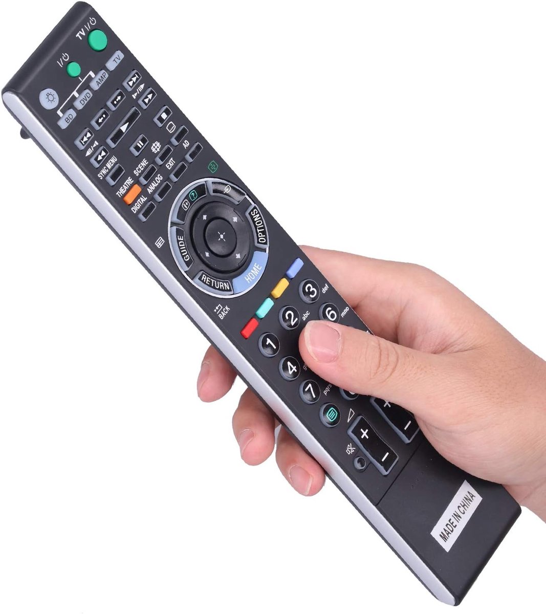 SnelShoppen - Afstandsbediening RM-L1108 Vervangende Afstandsbediening voor LCD LED Televisie, Geschikt voor KDL-40XBR, Eenvoudig in Gebruik, Directe