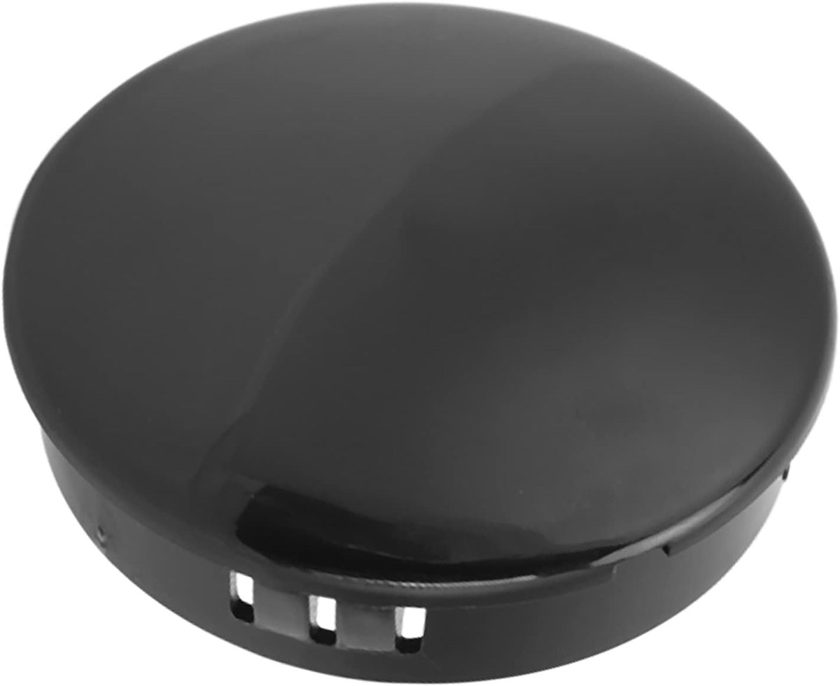 SnelShoppen - Stuurwiel Hub Kap 2,75 Inch Zwart PC Stuurwiel Hub Hood Hoge Sterkte Boot Accessoires voor Jacht Marine