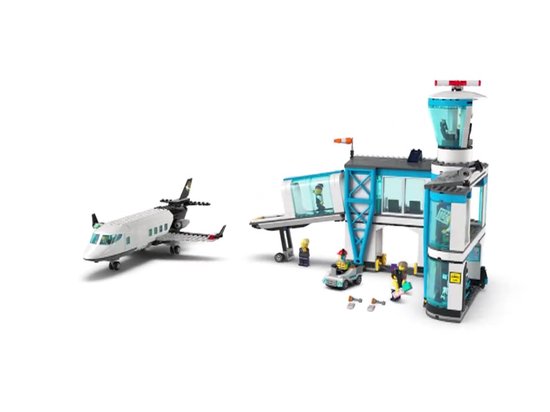 LEGO - My City 60502 - Luchthaven met Vliegtuig