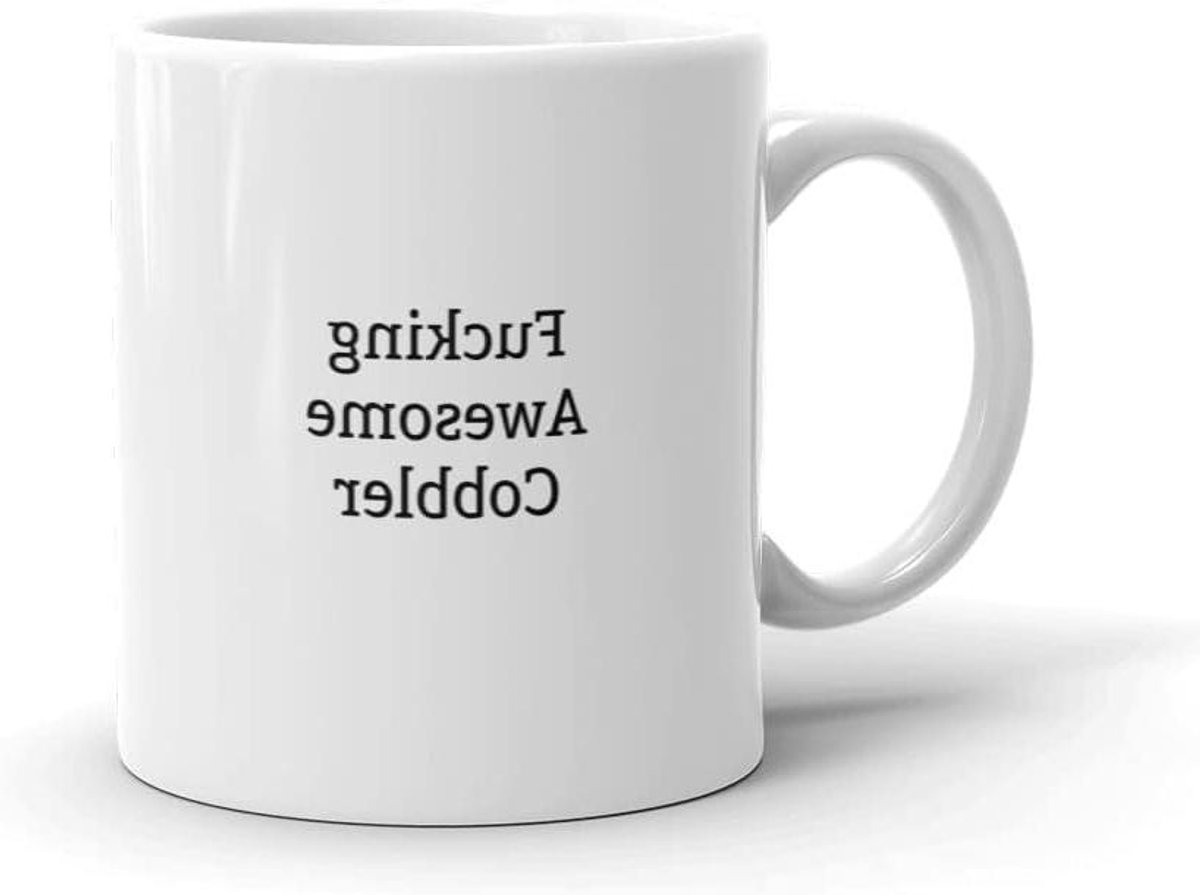 Koffiemok - Theekop Mok - Koffie Drinken - Bedrukte Tekst - 11 Ounce - Wit