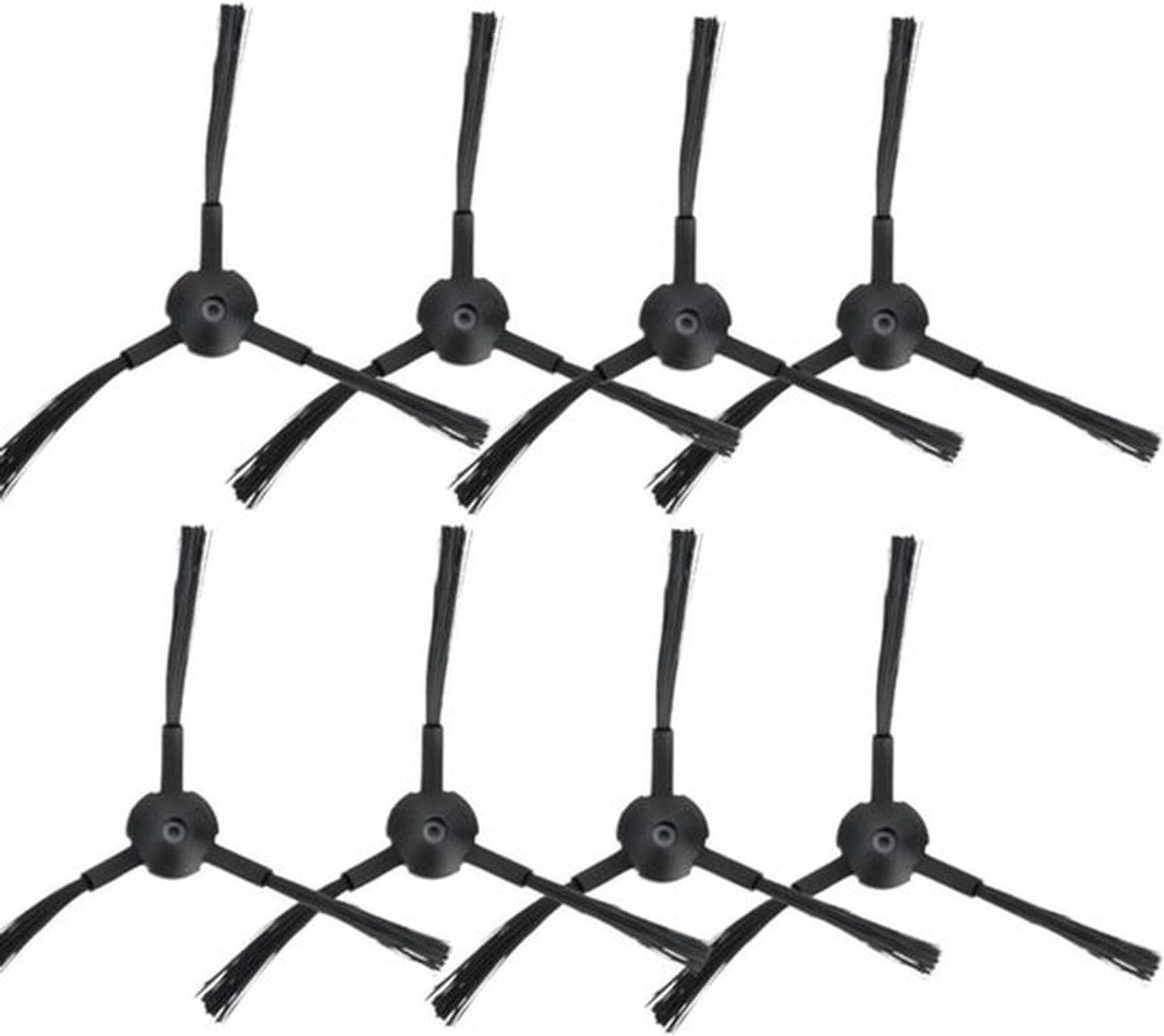 8 Stuks Zijborstels Vervangingsonderdelen voor Robotstofzuiger - Geschikt voor V3s, A4, A6 en Meer - Accessoires voor Efficiënte Reiniging