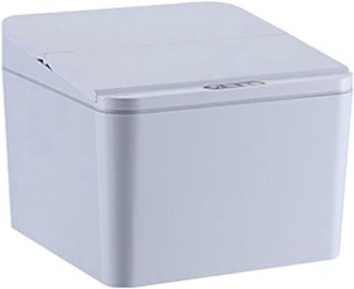 Automatische afvalbak met infrarood bewegingssensor en deksel - 6L contactloze prullenbak voor keuken, badkamer en kantoor
