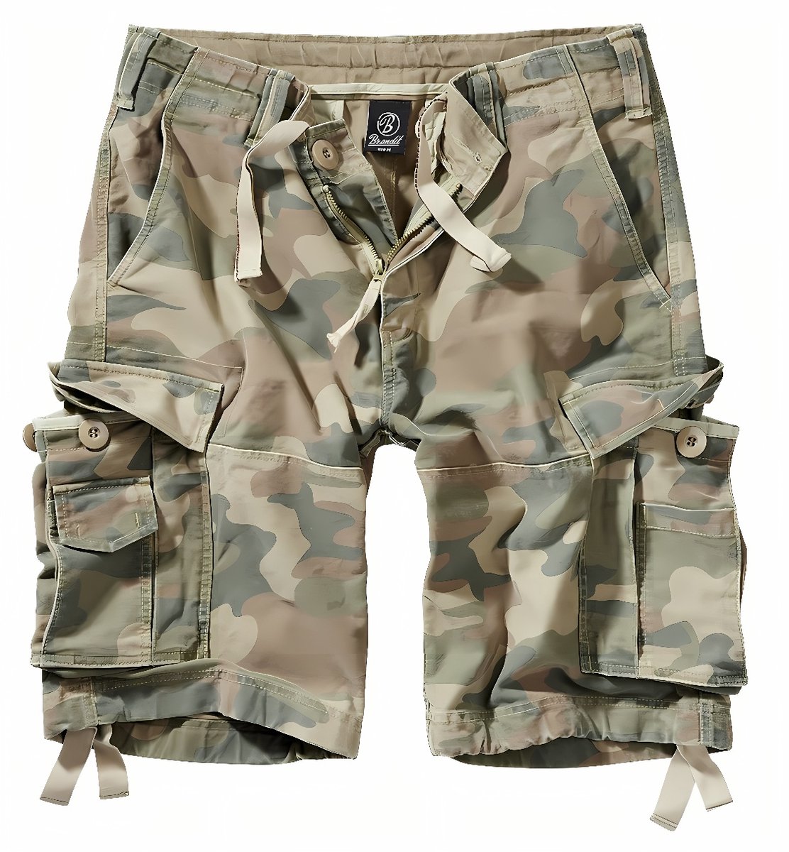 Urban Classics Cargo Korte broek -M- Vintage Cargo Groen