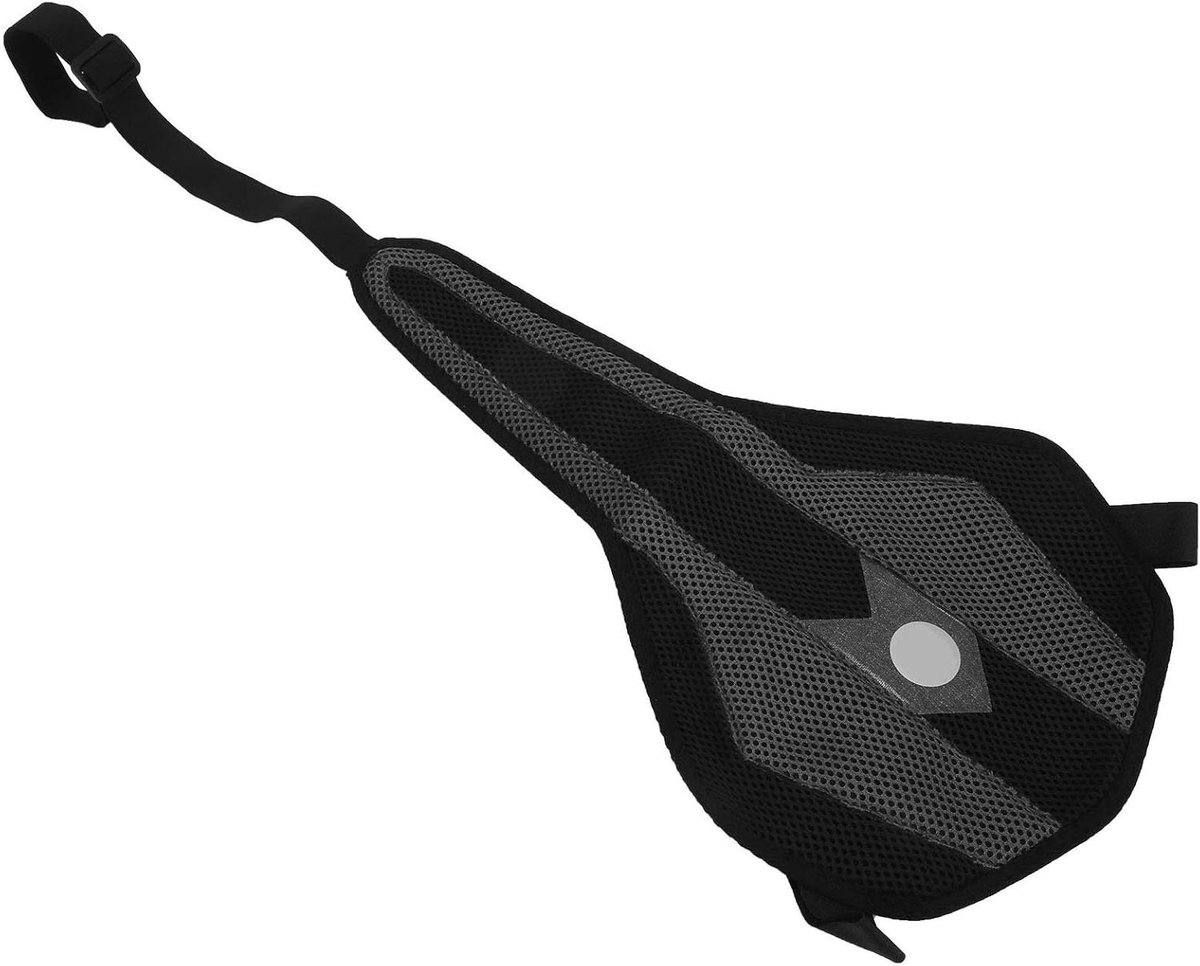 Fiets Zweetbeschermer - Zweetvanger Fiets - Fietstraining Binnen - Verstelbare Gesp - 43x25cm - Zwart