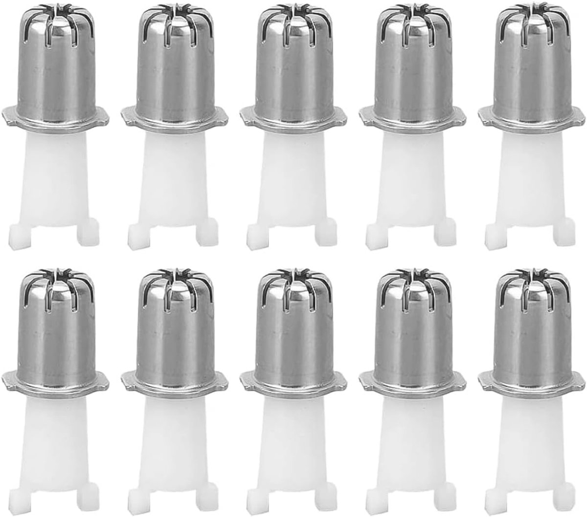 SnelShoppen - 10 Stuks Vervangende Neushaartrimmerkop - Oor en Neushaar Trimmer Onderdelen - Optimale Prestaties - Voor een Perfecte Scheerervaring