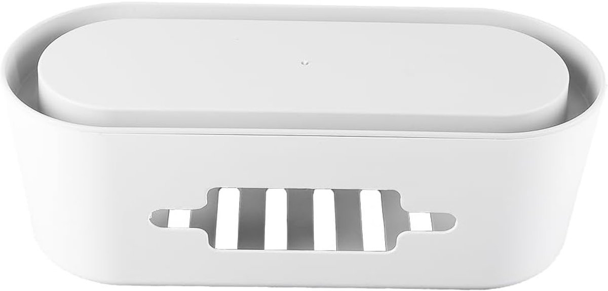 SnelShoppen - Kabelopbergdoos Desktop Kabelbeheerdoos Kabel en Draad Organiser Box voor Opslag van Verlengsnoeren en Oplaadsnoeren - Hoogwaardige hitt