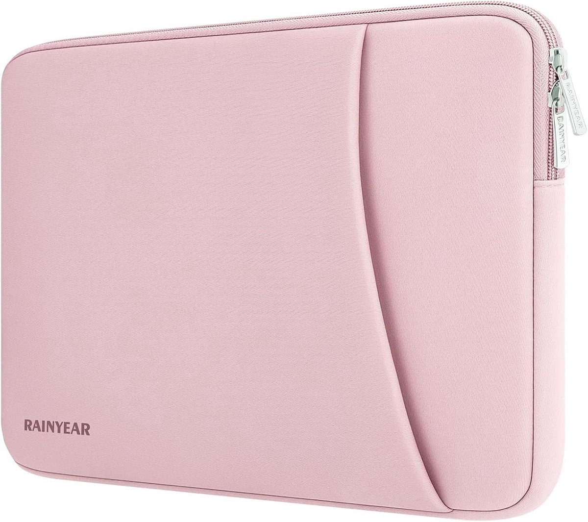 SnelShoppen - 13.3-14 Inch Laptop Hoes voor Notebooks, Chromebooks, Ultrabooks, Compatibel met 15-Inch MacBook Air, Roze Beschermhoes met Deksel
