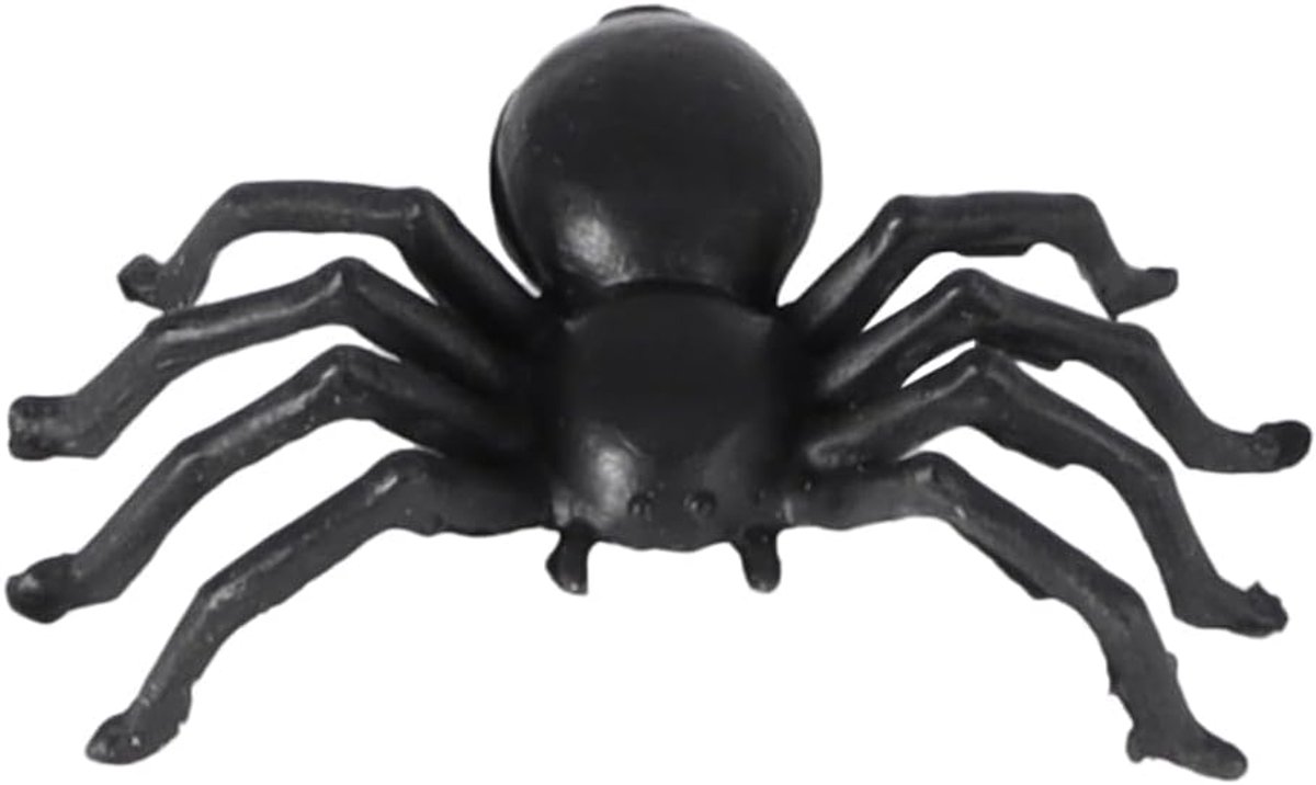 Plastic Spinnen 50 stuks - Realistisch - Voor Halloween en grappen - Indrukwekkende decoratie - ShopVlot