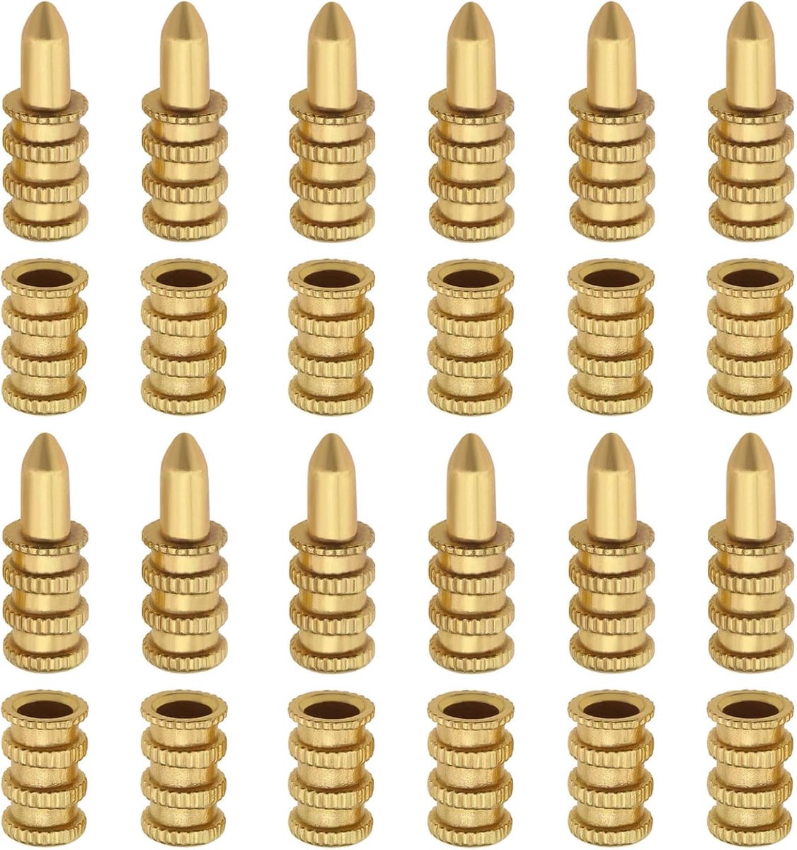Tafelschroefverbinder 20pcs - Koper 8×28mm - Precisie boren - Voor meubels en kasten - ShopVlot