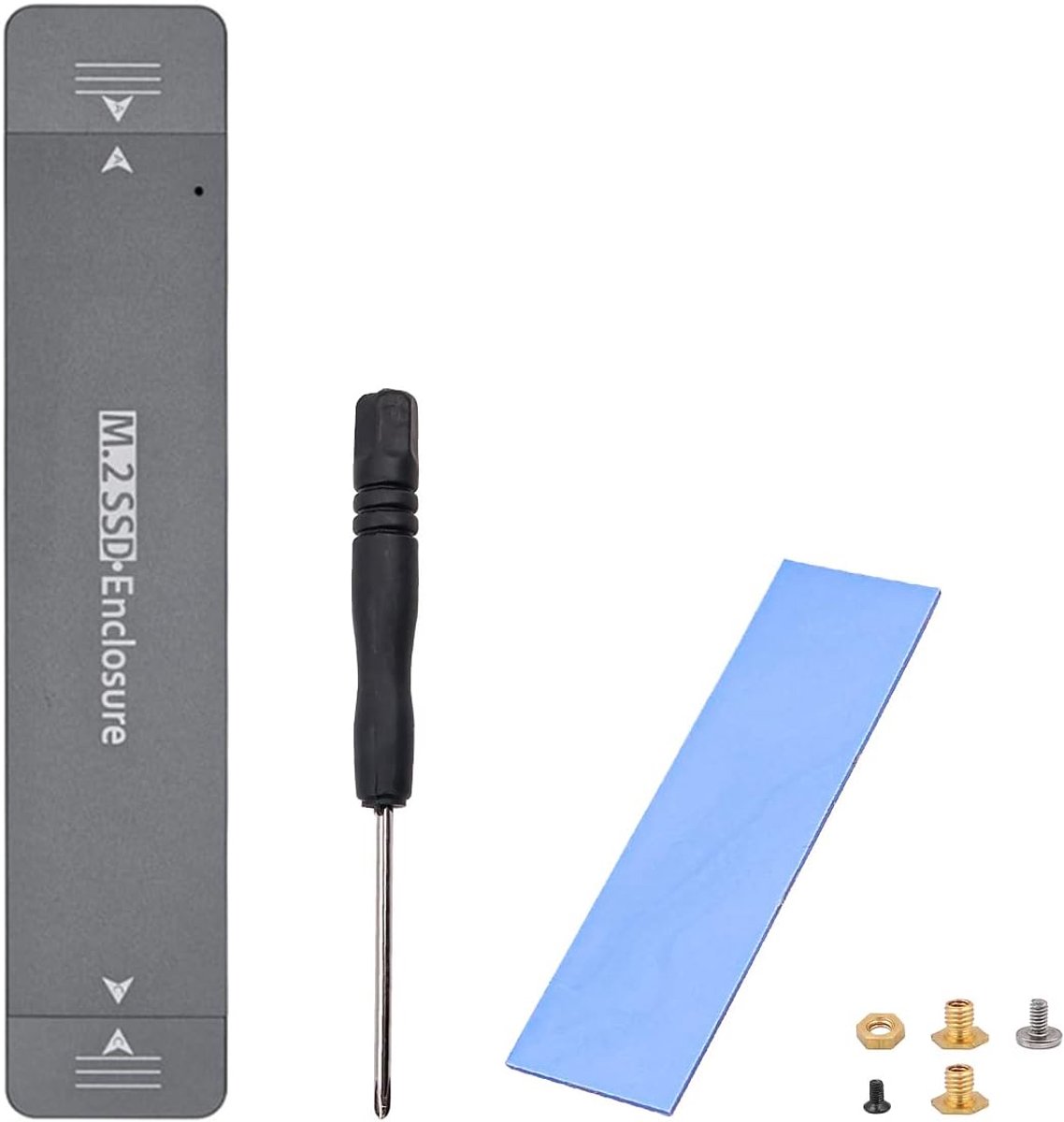SnelShoppen - M.2 NGFF & NVME naar USB 3.2/Type C Converter - Dual Protocol Adapter Kaarten voor M.2 Harddisks 2230/2242/2260/2280 - Geschikt voor Des