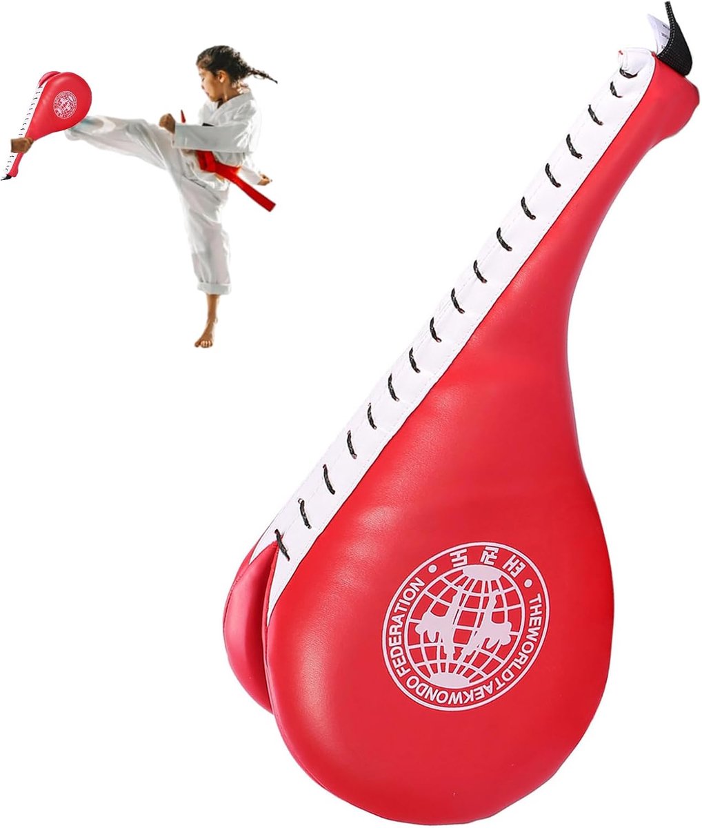 SnelShoppen - Taekwondo Kick Pads - Kickboxing Karate Kicking Target - Martial Arts Trainingsdoel - Dubbele Stoot Pads voor Jongeren, Kinderen, Volwas