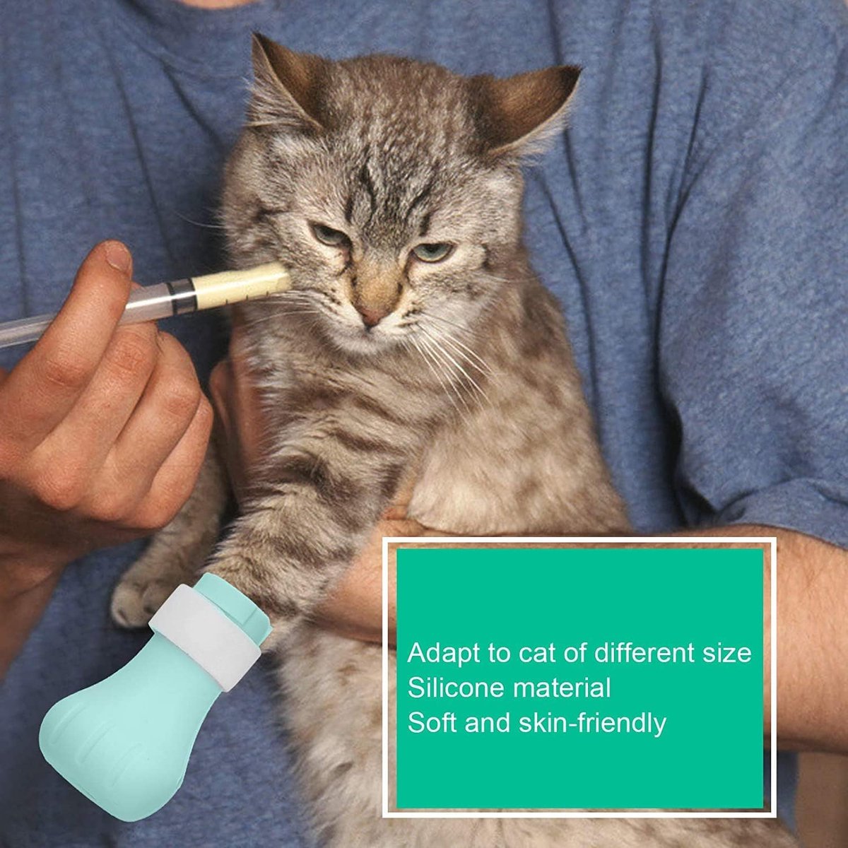 SnelShoppen - Zachte Siliconen Kattenlaarzen 4 Stuks Anti-Slip Bescherming voor Kattenpootjes, Nageltrimmen, Badderen, Verstelbaar en Veilig