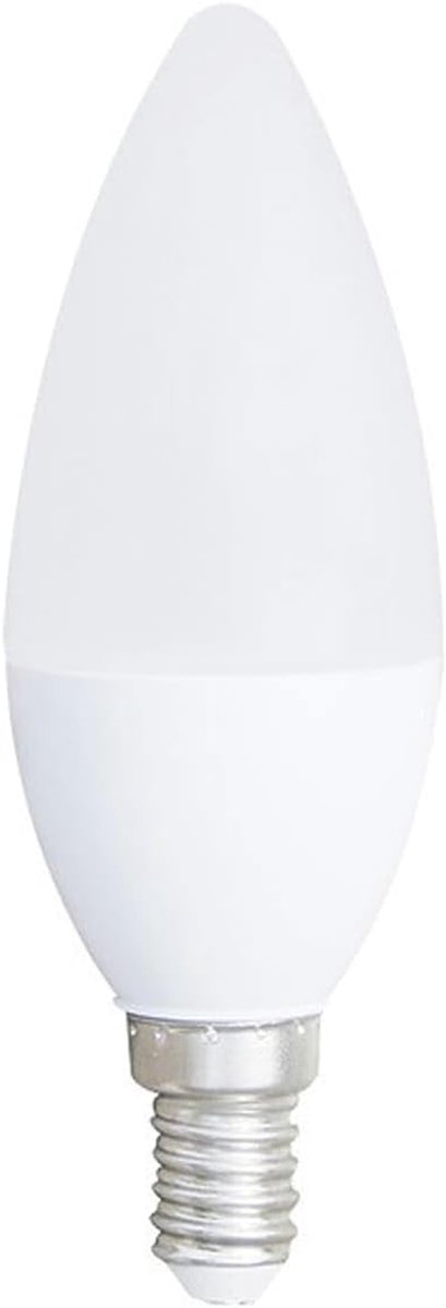 LED Kaarslamp C38 - E14 Lamp Energiezuinig - Sfeerverlichting Thuis - Vervangt 60W - Ø37mm - Mat