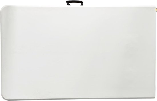 Klaptafel Rechthoekig - Feesttafel Buiten - Grote Bijeenkomsten - Stevig Stalen Frame - 239 cm Lang - Lichtgrijs — afbeelding 4