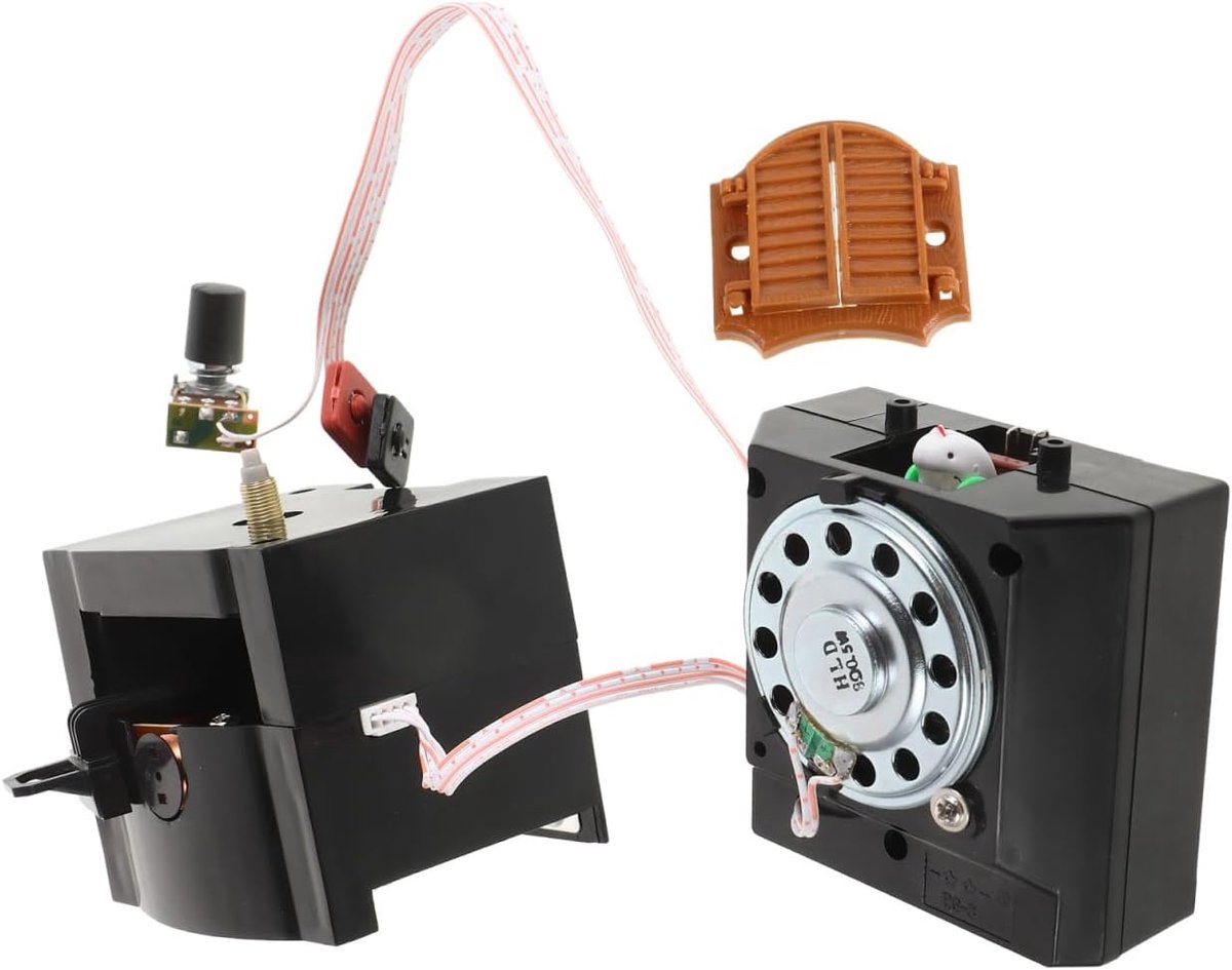 SnelShoppen - Cuckoo Wandklok Vervangingsmechanisme Quartz - Klokonderdeel Zonder Haken - Veilige Bevestiging - Ideaal voor Wanddecoratie