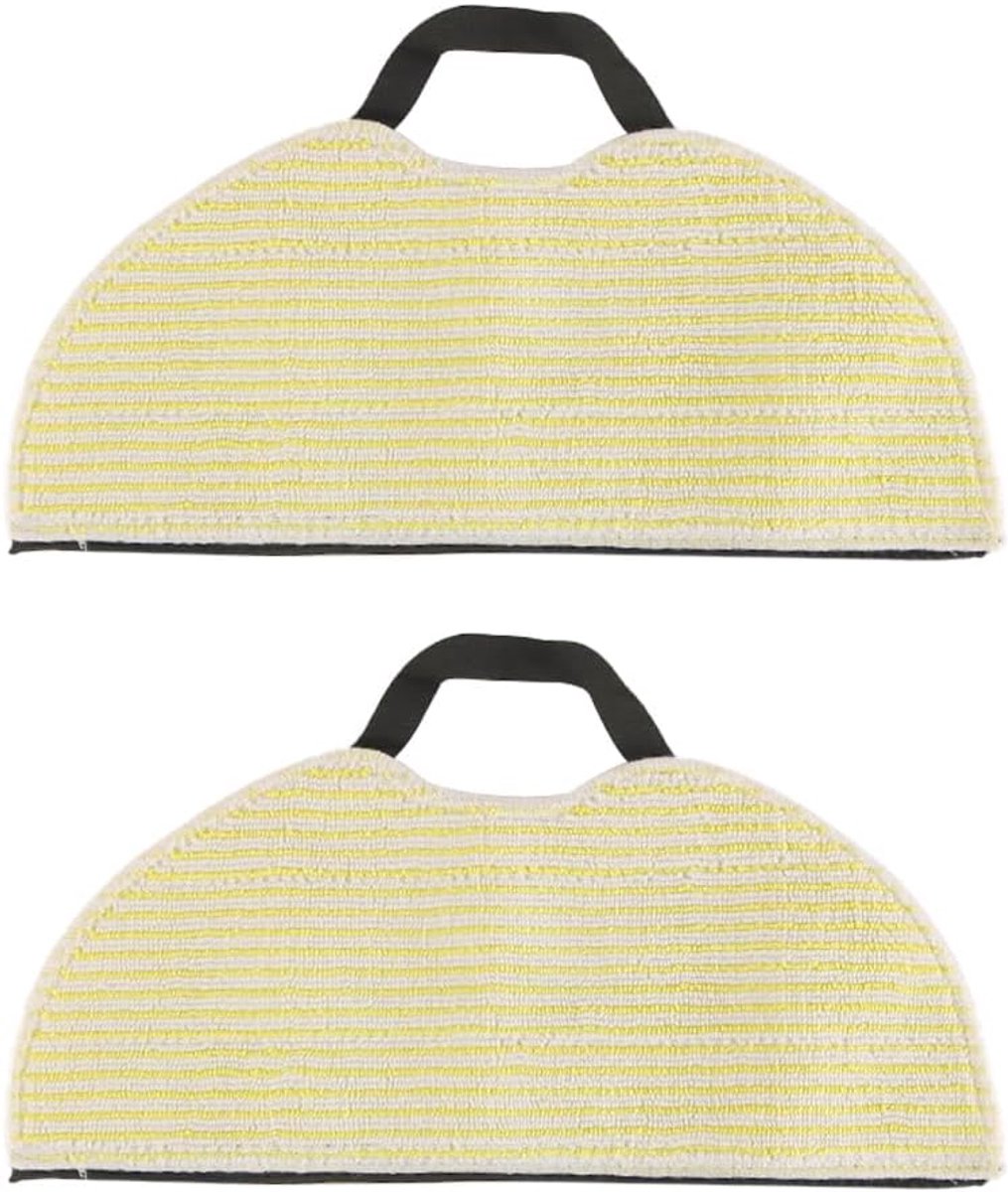 SnelShoppen - Microvezel Mopdoeken voor Stofzuiger RV2410WD RV2610WD RV2610WA - 2 Stuks Vervangende Accessoires voor Optimaal Schoonmaken