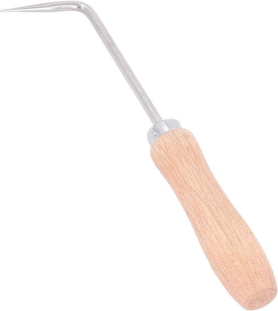 Dailygoods - Lasnaad Haak met Beukenhouten Handvat - Stevig en Slijtvast van Dailygoods — afbeelding 3