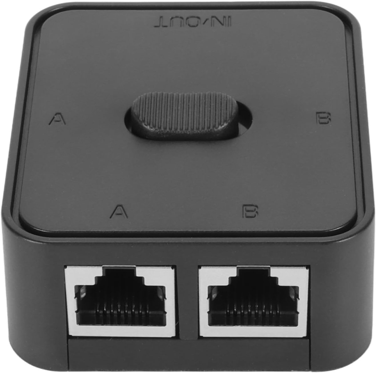 SnelShoppen - 2 Poort Gigabit Netwerk Switch 10/100/1000Mbps RJ45 Splitter Selector Switch voor CAT 6 - Veilig en Stabiel Ontwerp - PoE Extender