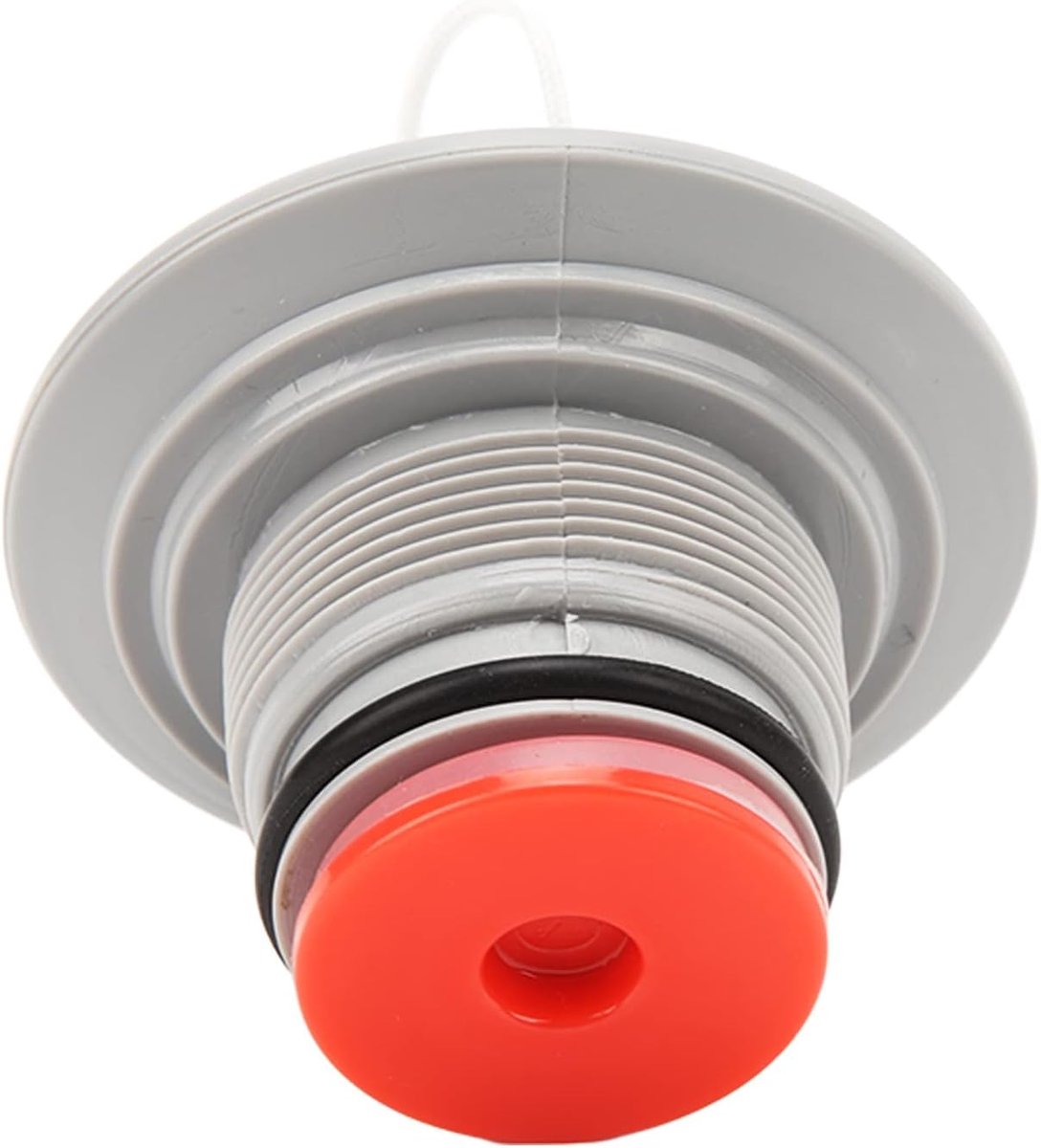 SnelShoppen - Boot Luchtklep Vervanging 2 Stuks Eenvoudige Inflatie/Luft Plug voor Rubberboot Raft Kano 8 Tanden met Dekkoord