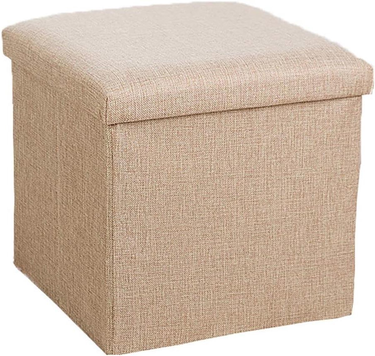 Opvouwbare Opbergkruk - Voetenbank Poef - Extra Zitplaatsen - Ruimtebesparend Ontwerp - 38x38x38cm - Niet gespecificeerd